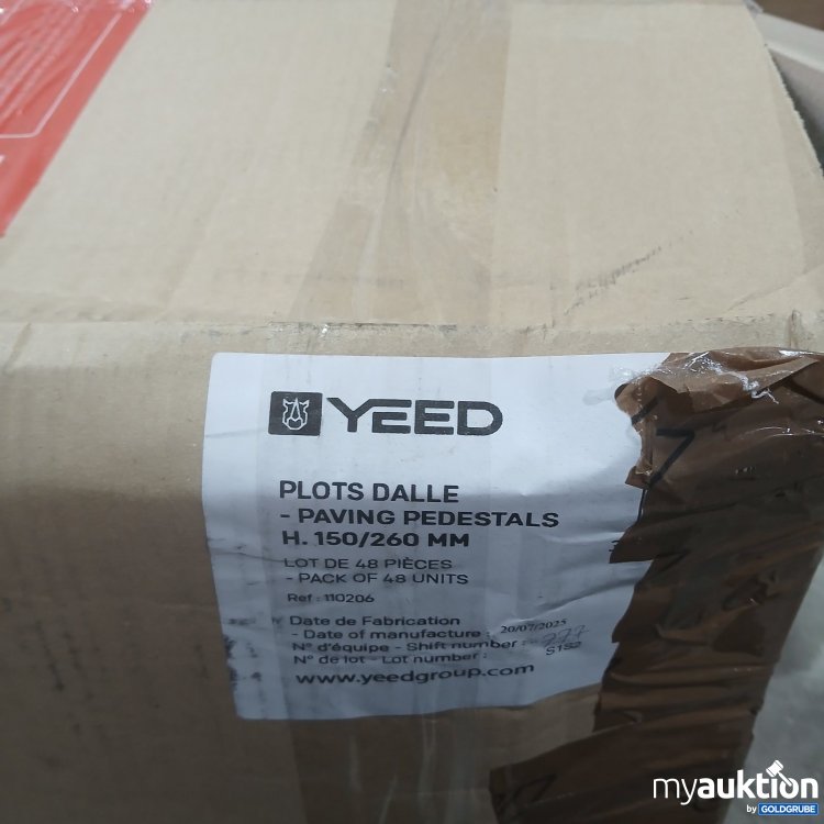 Artikel Nr. 468458 Artikel Nr. 468458: YEED Paving Pedestals H. 150/260 mm 48Stk.