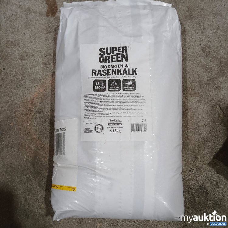 Artikel Nr. 876458 Artikel Nr. 876458: Superintendent Rasenkalk 15kg