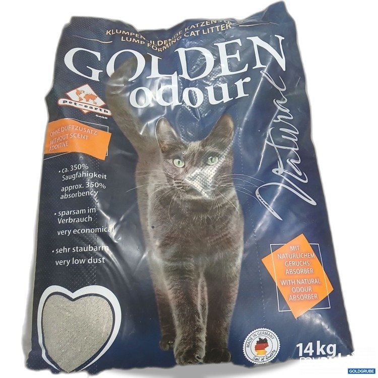 Artikel Nr. 882458: Golden odour Katzenstreu klumpend 14kg 