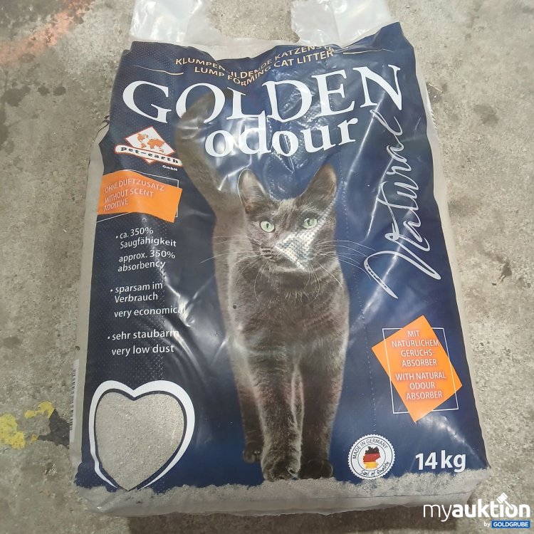 Artikel Nr. 882458: Golden odour Katzenstreu klumpend 14kg 