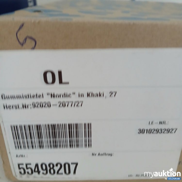 Artikel Nr. 893458: Bisgaatd Gummistiefel Nordie Khaki