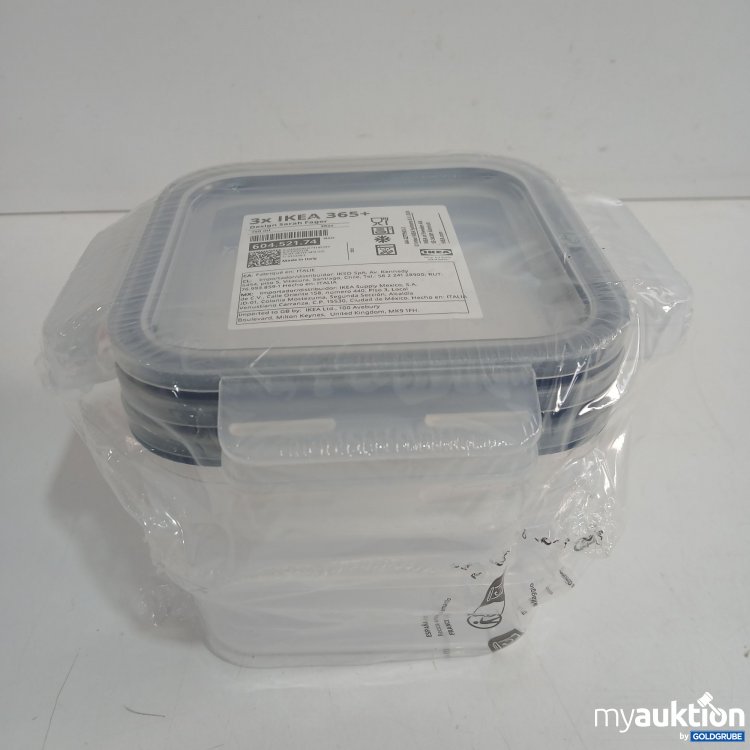Artikel Nr. 894458: Ikea 365+ 750ml Aufbewahrungsbehälter 3er Set 