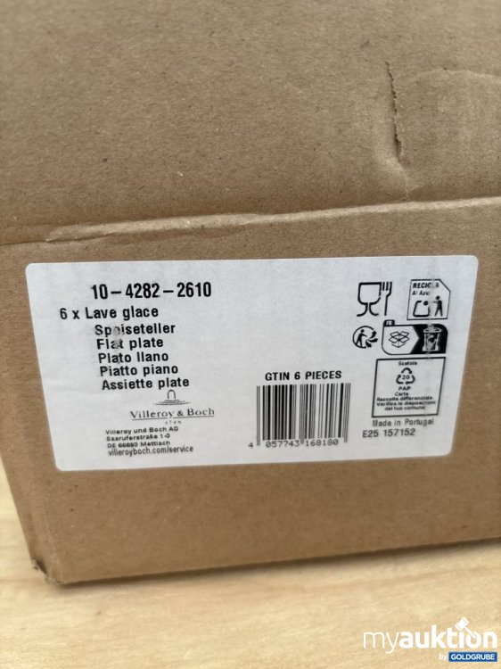 Artikel Nr. 921458: Villeroy & Boch Lave glace Spiseteller 6 Stück