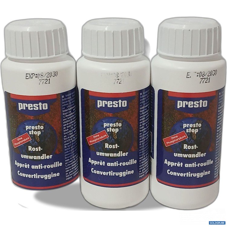 Artikel Nr. 967458: Presto Stop Rostumwandler 3x100ml Art.No. 603079