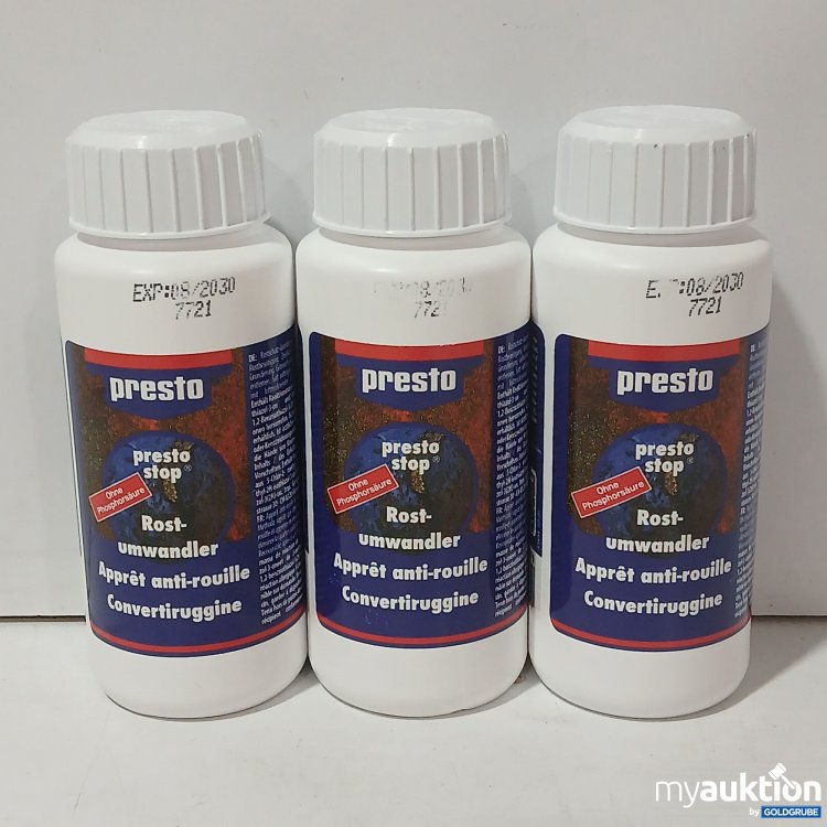 Artikel Nr. 967458: Presto Stop Rostumwandler 3x100ml Art.No. 603079