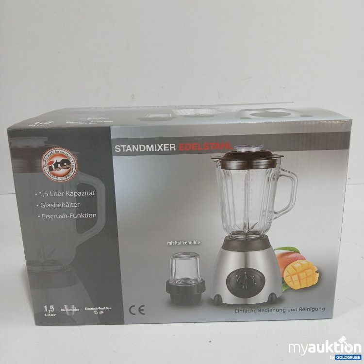 Artikel Nr. 977458 Artikel Nr. 977458: Ito Electronics Standmixer Edelstahl mit Kaffeemühle 1,5L