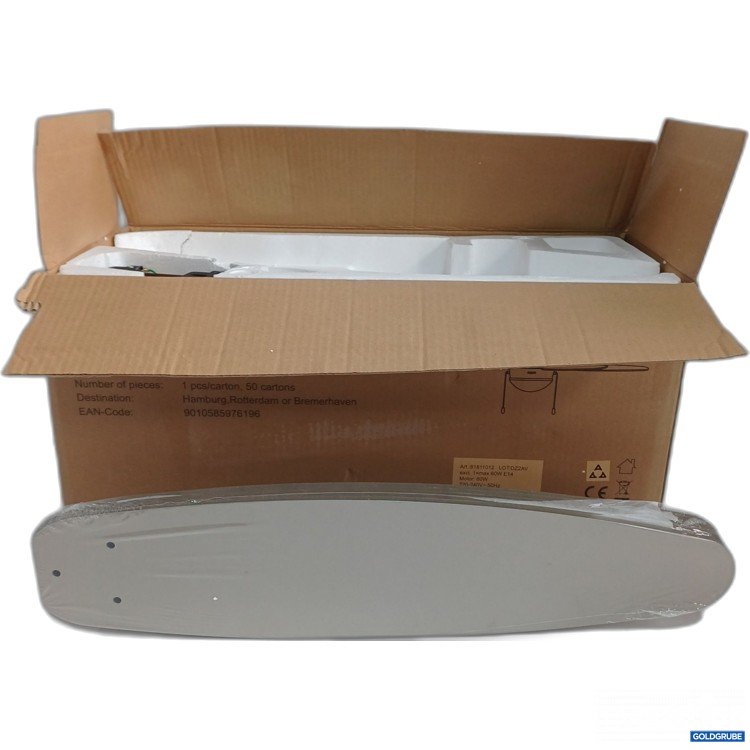Artikel Nr. 983458: MOENA Deckenventilator mit integrierter Leuchte, 132cm