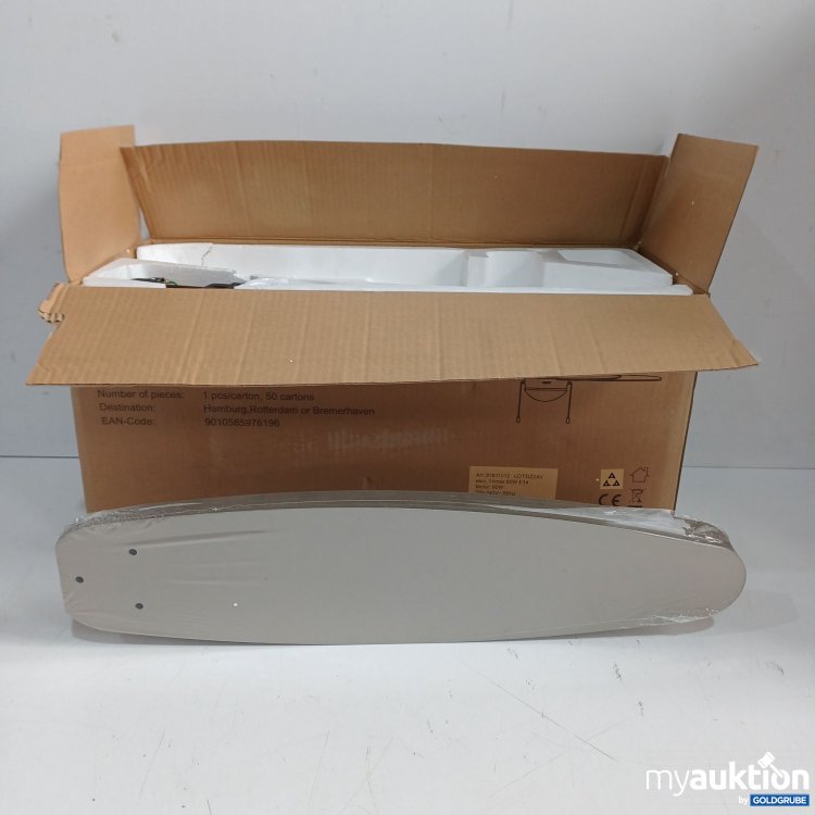 Artikel Nr. 983458: MOENA Deckenventilator mit integrierter Leuchte, 132cm