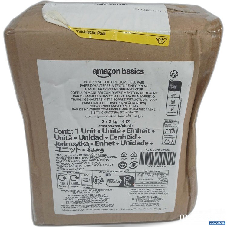Artikel Nr. 989458 Artikel Nr. 989458: Amazon Basics Neoprene Texture Dumbbell Weights 2er Set je 2kg