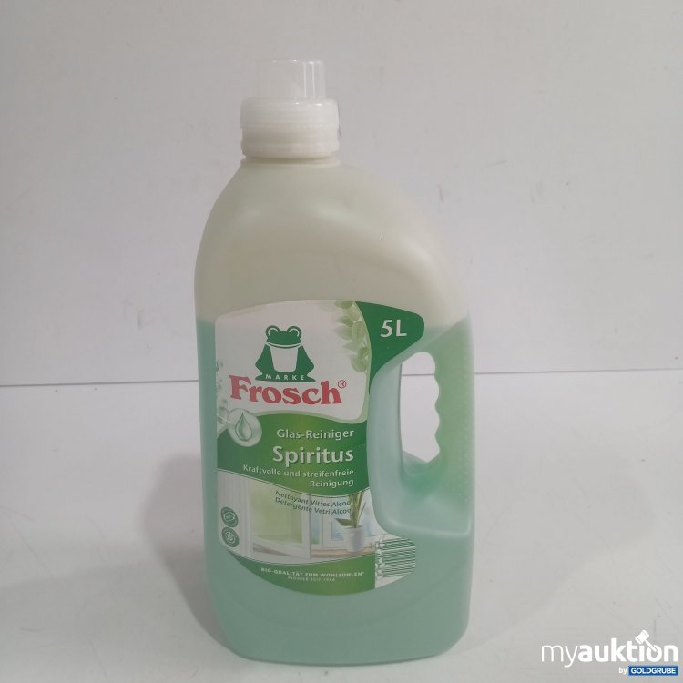 Artikel Nr. 990458 Artikel Nr. 990458: Frosch Glas Reiniger Spiritus 5L dreiviertel voll