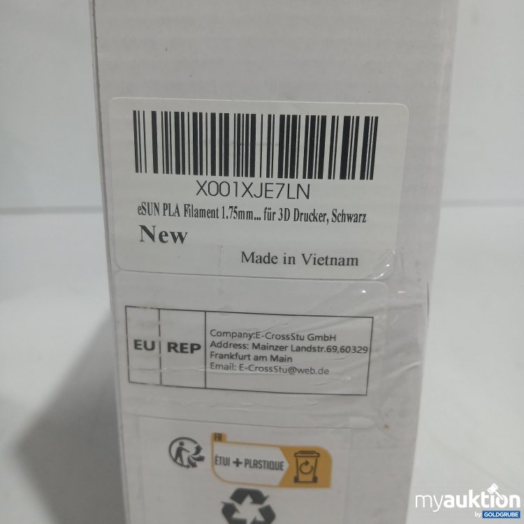 Artikel Nr. 996458: E sun 3D Printer Filament 1,75mm black 