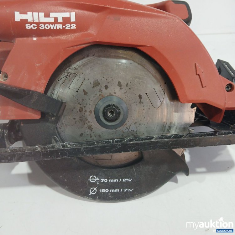 Artikel Nr. 428459 Artikel Nr. 428459: Hilti SC 30WR-22 laut Foto