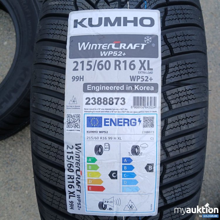 Artikel Nr. 523459: Kumho WinterCraft WP52 215/60 R16 XL
