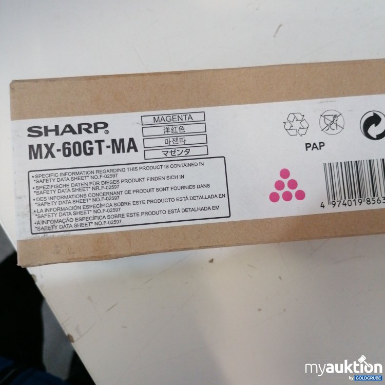 Artikel Nr. 709459: Sharp MX-60GT-CA Magenta 