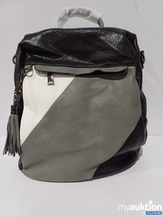 Artikel Nr. 911459 Artikel Nr. 911459: Schultertasche ca.34×34cm, schwarz, weiß und grau mit Quasten