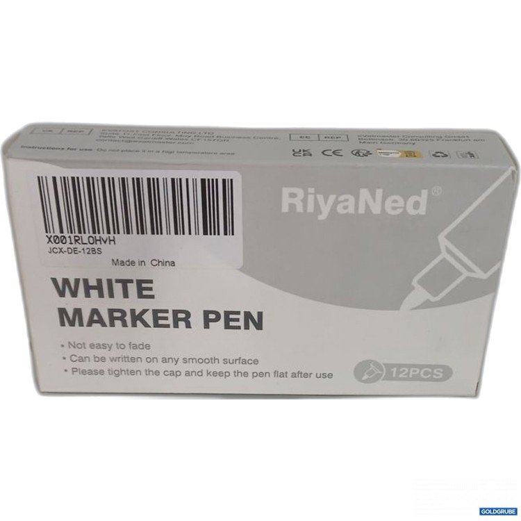 Artikel Nr. 934459: RiyaNed White Marker Pen 12x Stück