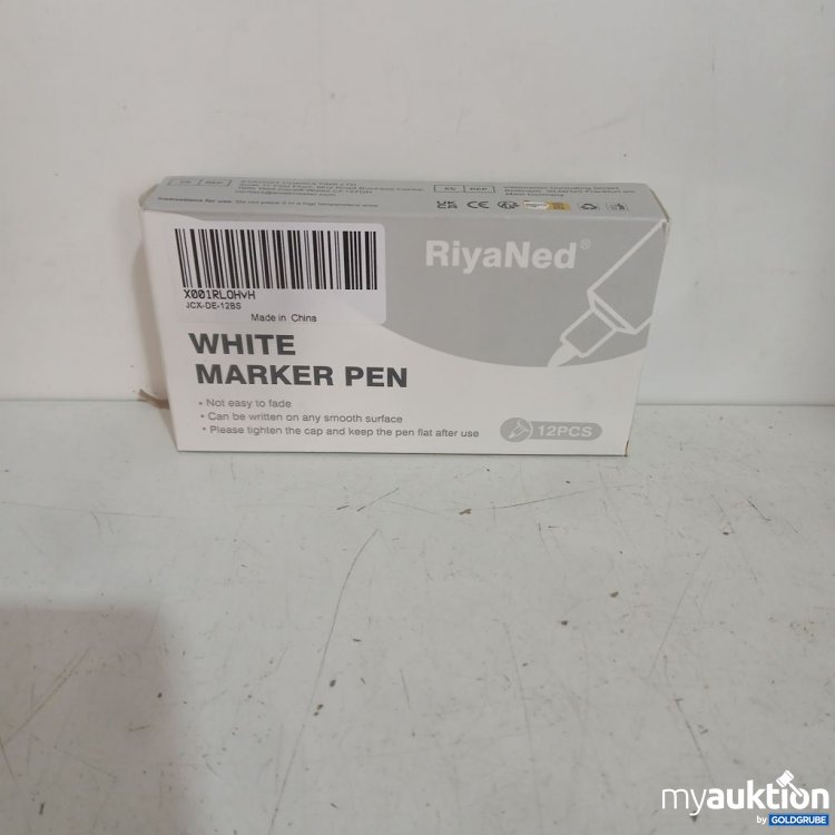 Artikel Nr. 934459: RiyaNed White Marker Pen 12x Stück
