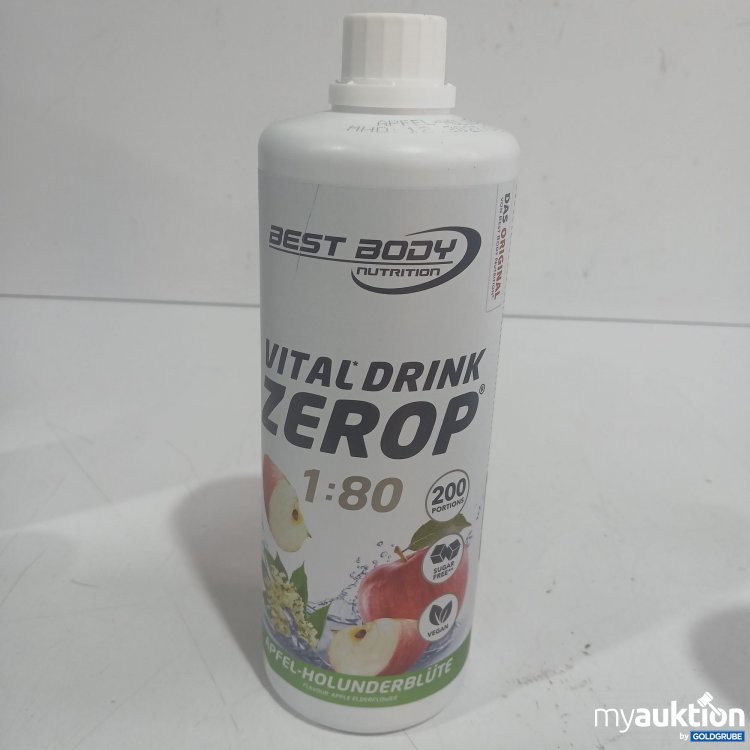 Artikel Nr. 979459 Artikel Nr. 979459: Best Body Vital Drink Zerop 1:80 Apfel-Holunderblüte 1L