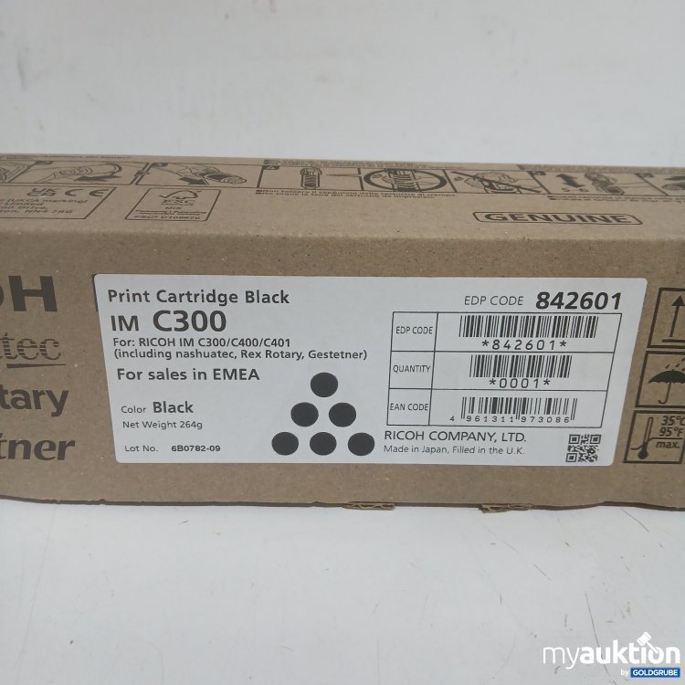 Artikel Nr. 471460: Ricoh Print Cartridge Black IM C300 264g