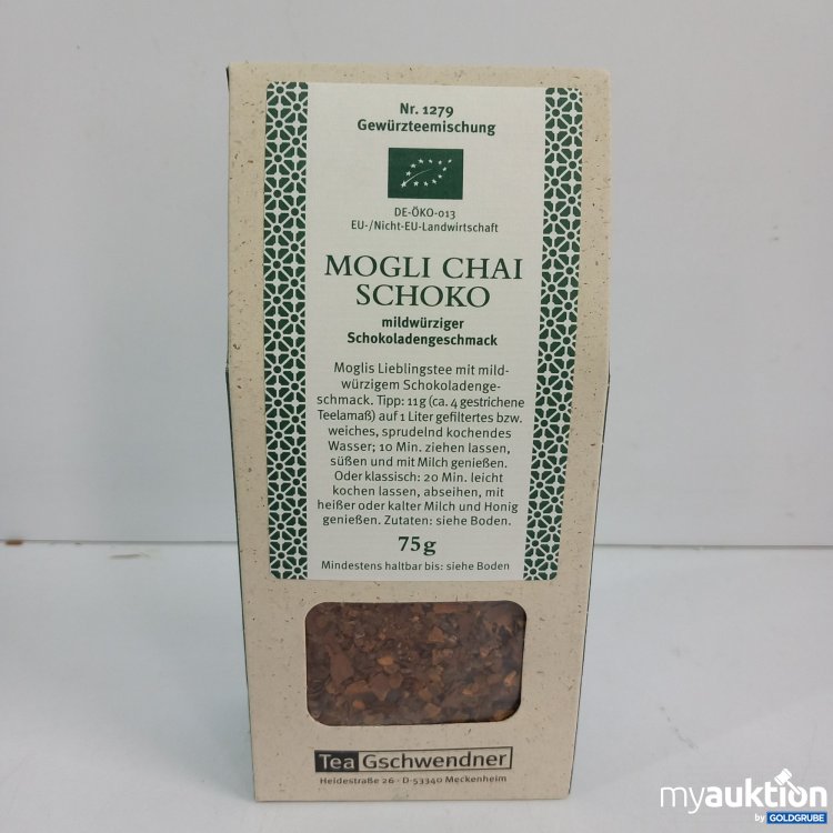 Artikel Nr. 820460: Tea Gschwendner Mogli Chai Schokolade 75g