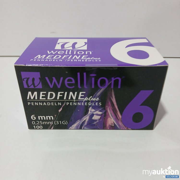 Artikel Nr. 858460: Wellington Medifine plus Pennadel 6mm 0.25mm 31G 100stk 