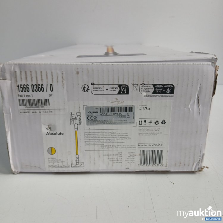 Artikel Nr. 902460: dyson v8 absolute 6DD-EU-TFJ4963A