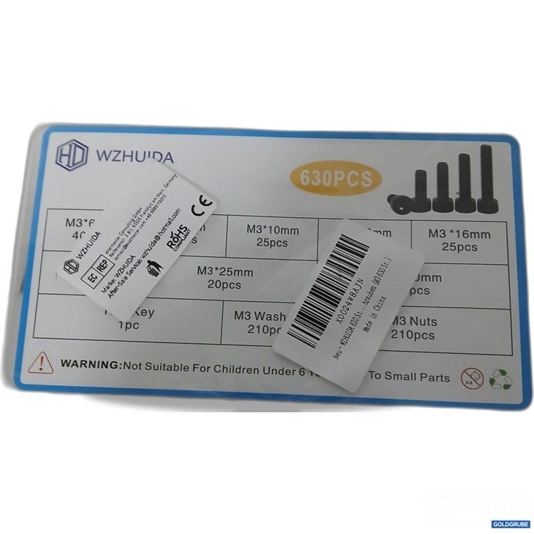 Artikel Nr. 918460: WZHUIDA Schrauben Set M3