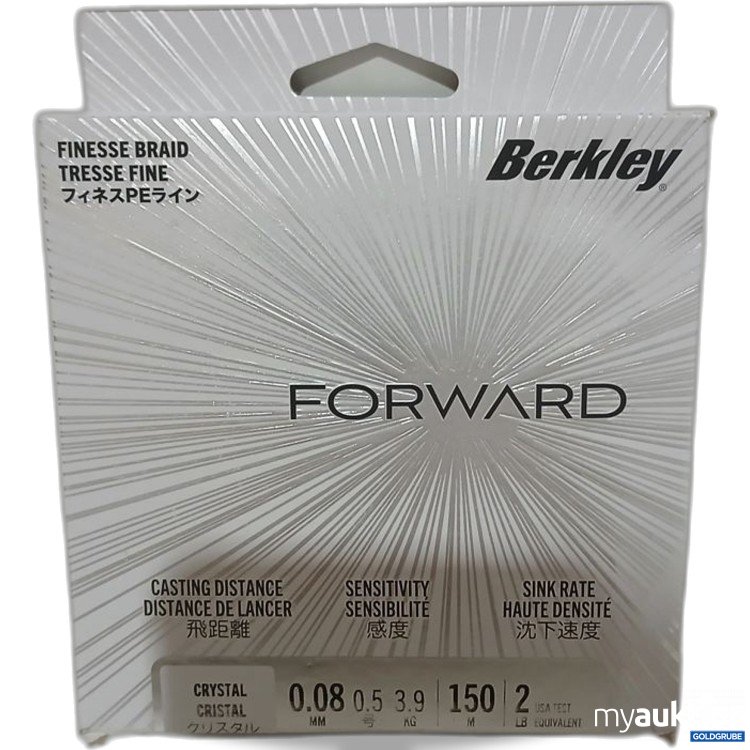 Artikel Nr. 930460: Berkley Forward Finesse Braid 150 m 5.3kg