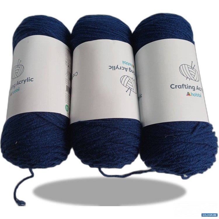 Artikel Nr. 982460: Hobbi Crafting Acrylic, Navy Blue, 3x347m