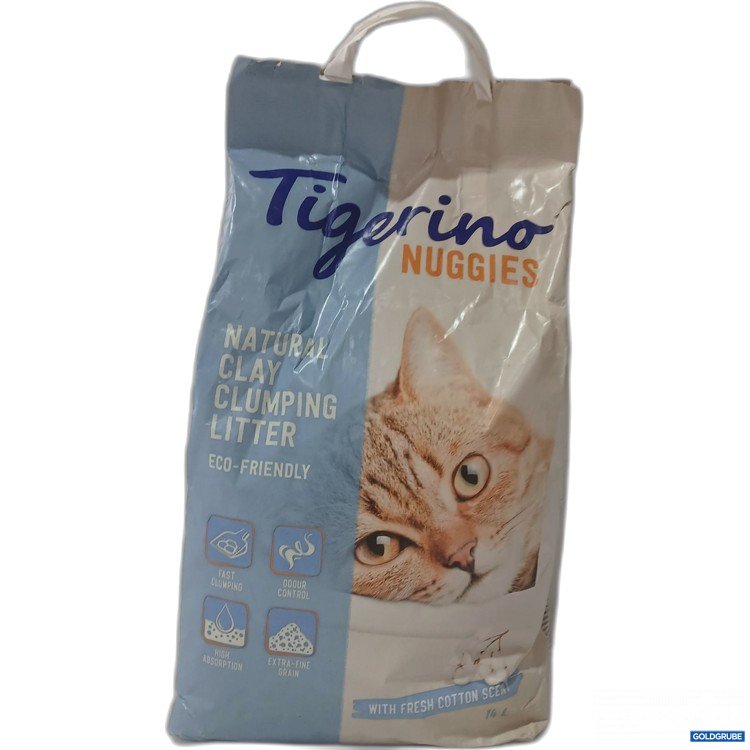 Artikel Nr. 987460: Tigerino Nuggies Natural Clay Clumping Litter with fresh Cotton Scent 14L