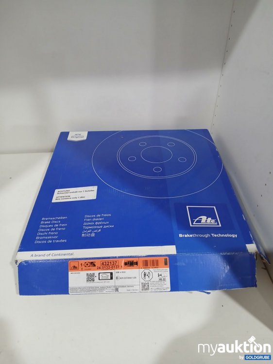 Artikel Nr. 997460: ATE Original Bremsscheibe  432137