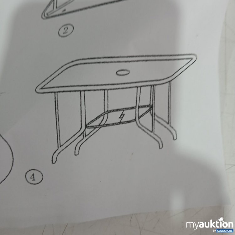 Artikel Nr. 448461 Artikel Nr. 448461: Steel Tempered Fabric Glass Table ZGC34476