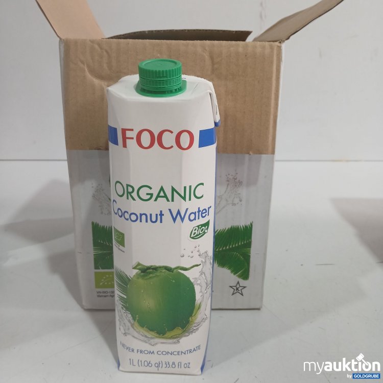 Artikel Nr. 460461 Artikel Nr. 460461: Foco Organic Coconut Water 6x1L