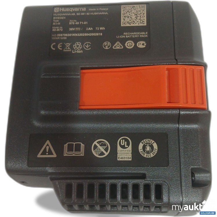 Artikel Nr. 525461 Artikel Nr. 525461: Husqvarna Akku Type A1-H