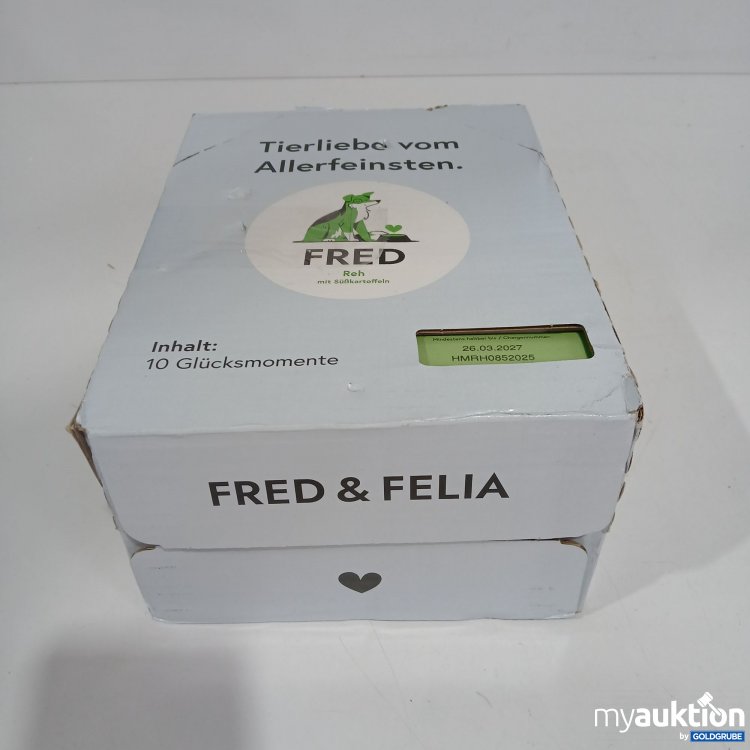 Artikel Nr. 816461: Fred Hundefutter Reh mit Süßkartoffeln 10x390g