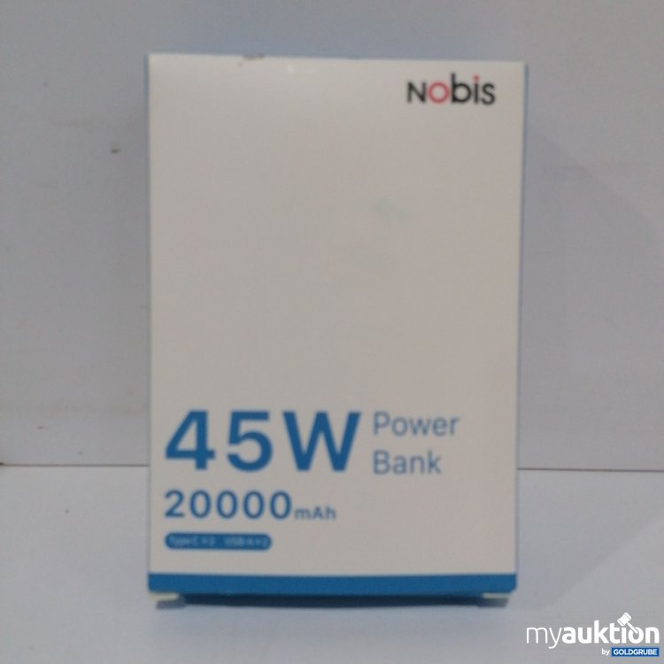 Artikel Nr. 850461 Artikel Nr. 850461: Nobis Power Bank 45W, 20000mAh