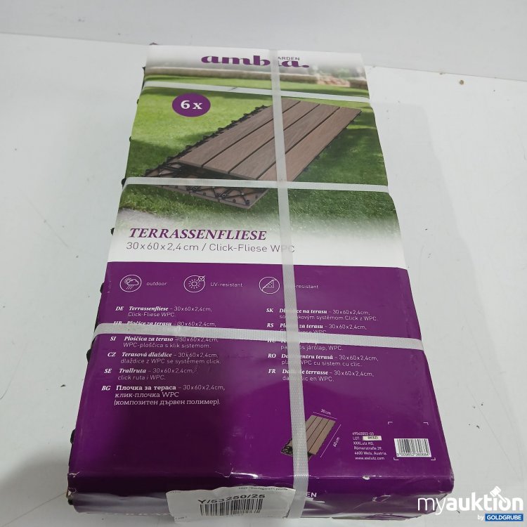 Artikel Nr. 876461: Ambia Gardnen Terassenfliese 30x60cm 6stk 