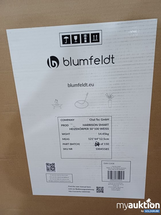 Artikel Nr. 888461 Artikel Nr. 888461: Blumfeldt Harrison Smart elektrischer Heizkörper, weiß