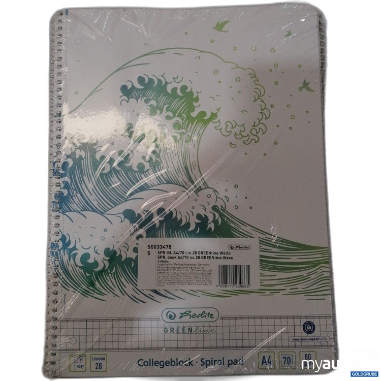 Artikel Nr. 889461: Spiralblock A4 kariert 5Stk