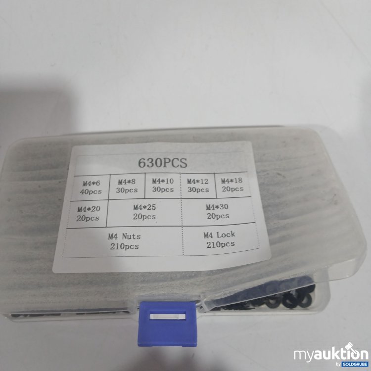 Artikel Nr. 898461: Schrauben Muttern Set 630Stk