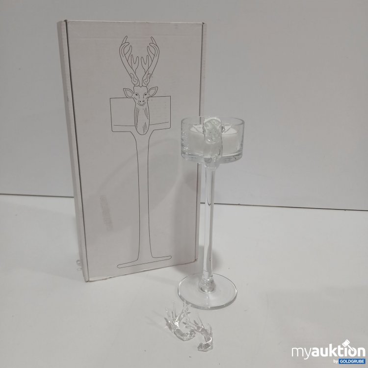 Artikel Nr. 913461: Roberto Niederer Kelchkerzenhalter Hirschkopf 235mm 780.1