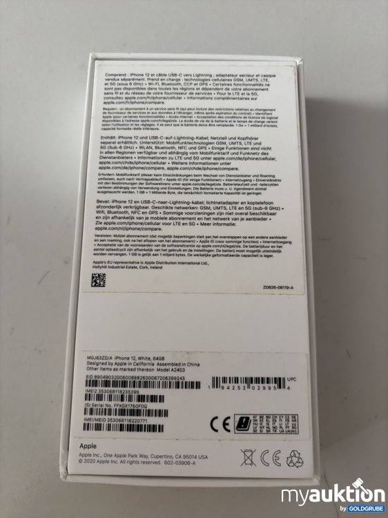 Artikel Nr. 941461 Artikel Nr. 941461: Apple iPhone 12 64GB