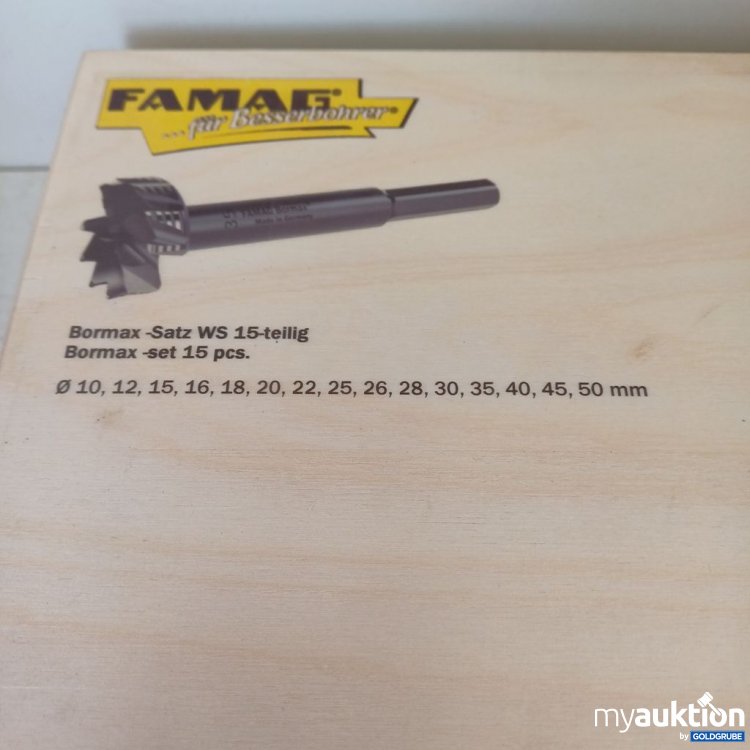 Artikel Nr. 976461 Artikel Nr. 976461: FAMAG Bormax Satz WS 15-teilig