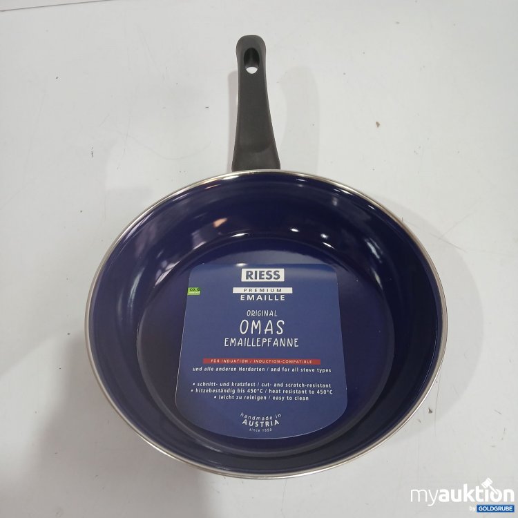 Artikel Nr. 977461 Artikel Nr. 977461: Riess Premium Emaille Original Omas Emaillepfanne ca. 25cm