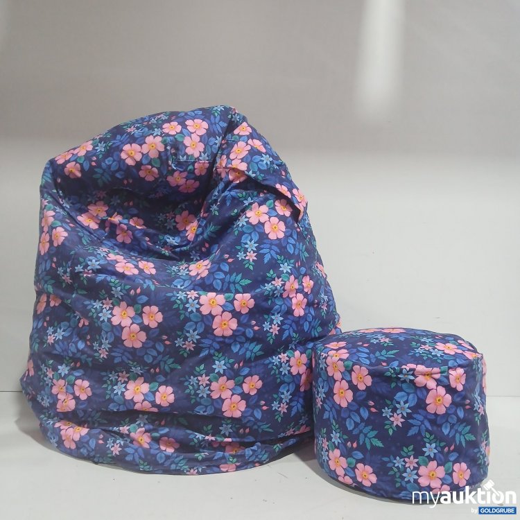 Artikel Nr. 465462 Artikel Nr. 465462: Sitzsack und Hocker mit Blumenmuster
