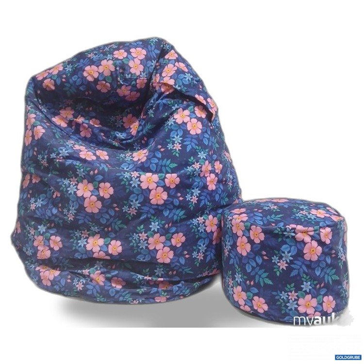 Artikel Nr. 465462 Artikel Nr. 465462: Sitzsack und Hocker mit Blumenmuster