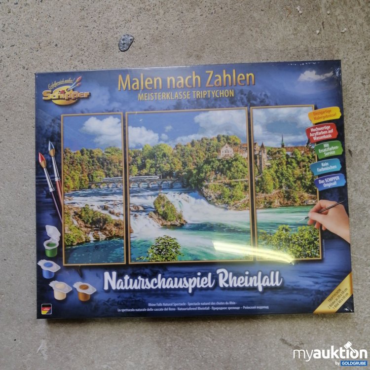 Artikel Nr. 714462: Schipper Malen nach Zahlen Naturschauspiel Rheinfall 