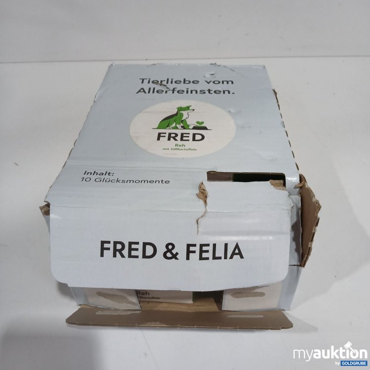 Artikel Nr. 816462 Artikel Nr. 816462: Fred Hundefutter Reh mit Süßkartoffeln 8x390g