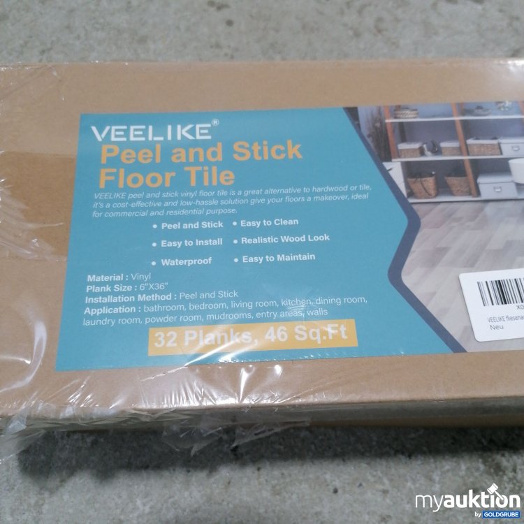 Artikel Nr. 860462: Veelike Fliesenaufkleber Schwarz 90x15cm