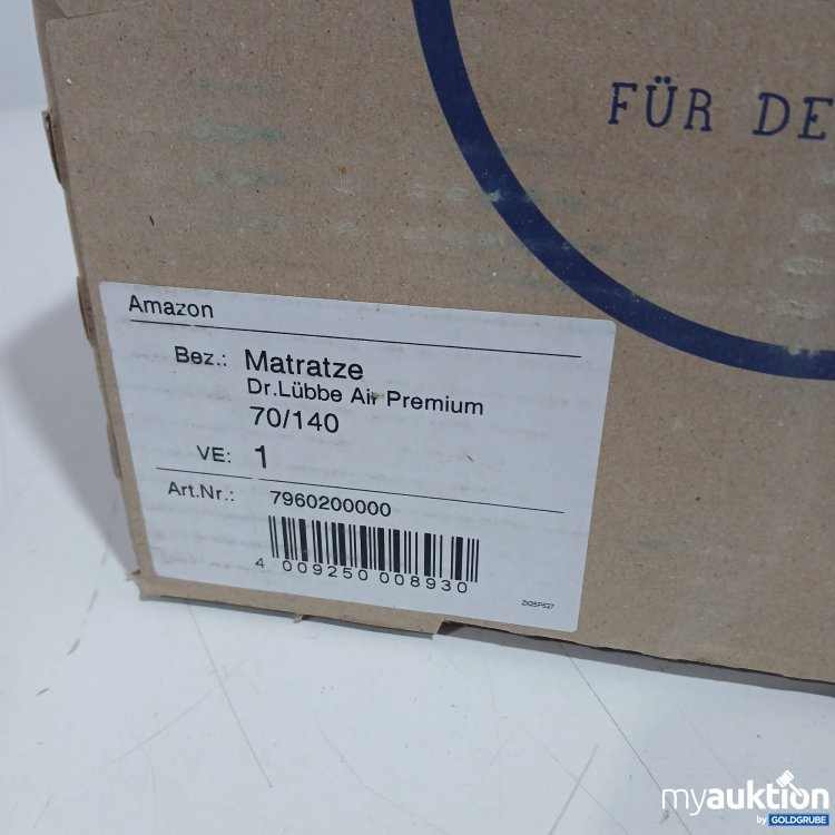 Artikel Nr. 876462: Dr. Lübbe Air Premium Matratze 70x140 